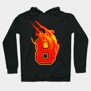 Burning Hot Sports Letter 8 Hoodie